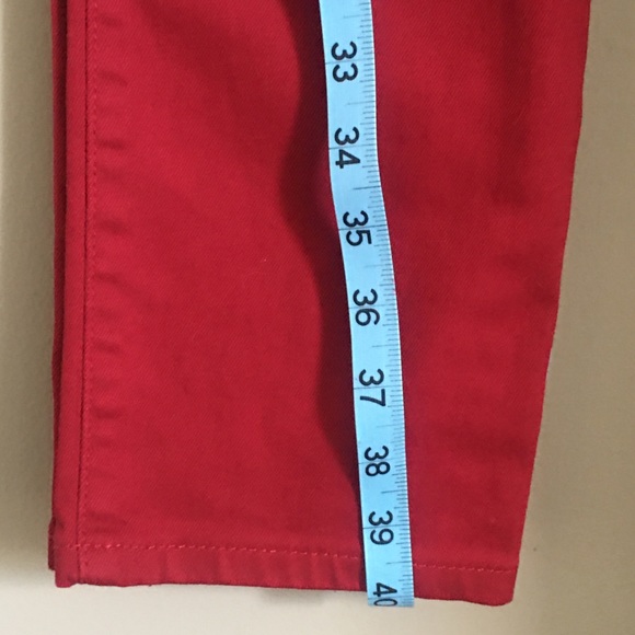 HTF Dark Red Skinny Jeans - Picture 5 of 6